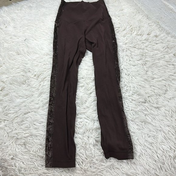 Lululemon Align Super High-Rise Crop *Crushed Velvet French Press - Picture 1 of 7